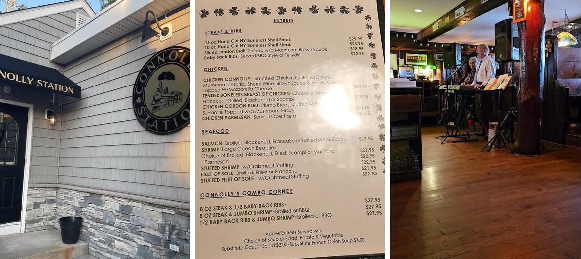 Connolly Station Menu